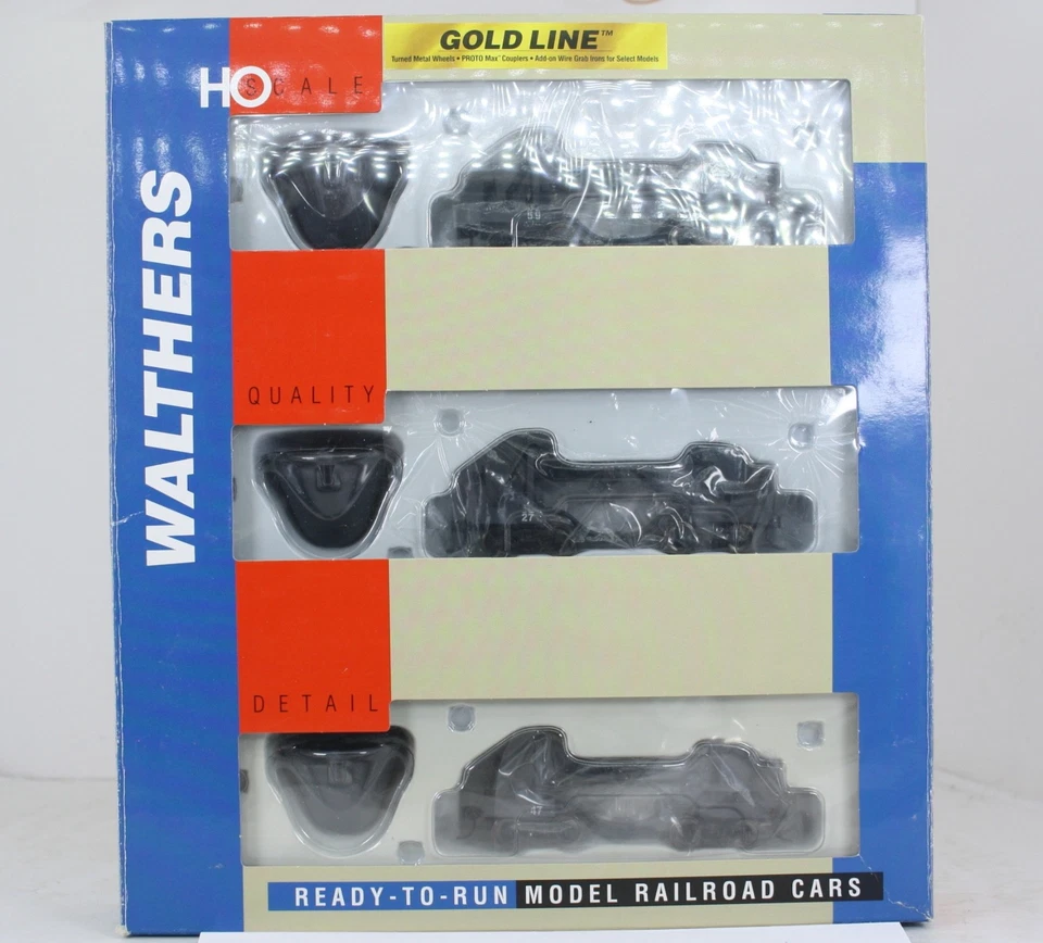 HO Walther Gold Line 932-3143 Slag Car 3 Pack #59, 27, 47 - Image 2 of 4
