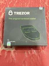 Trezor Model One Crypto Hardware Wallet by SatoshiLabs, WHITE - NEW SEALED