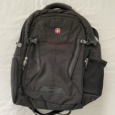 SwissGear ScanSmart TSA Laptop Backpack Black Heavy Duty Travel Work Bag 17  