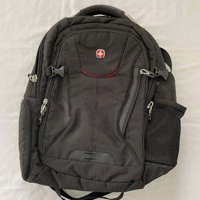 SwissGear ScanSmart TSA Laptop Backpack Black Heavy Duty Travel Work Bag 17 