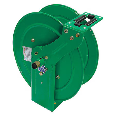 #ad Speedaire 437J23 Spring Return Hose Reel 300 Psi Max. Pressure Brass Green $164.99