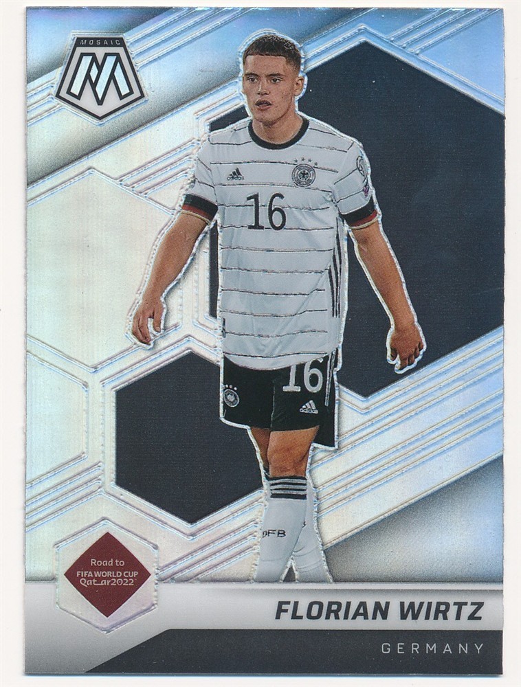 FLORIAN WIRTZ 2021-22 PANINI MOSAIC SILVER #67 ROAD TO WORLD CUP MINT