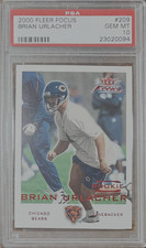 2000 Fleer Focus Brian Urlacher #209 PSA 10 Gem Mint Bears RC Rookie