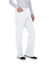 GREYS ANANTOMY SIGNATURE 5 POCKET CARGO SCRUB PANTS 2208 IN WHITE ALL SIZES NWT