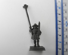BRETONNIAN MEN-AT-ARMS SPEARMEN STANDARD BEARER Metal Army Warhammer 1990s Z3bI