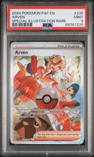 Pokemon TCG Arven 235/091 Paldean Fates Special Illustration Rare PSA 9