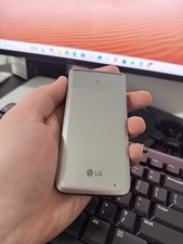 LG VN220 Exalt Verizon Unlocked 4G VoLTE Camera Flip Phone Silver FOR PARTS READ