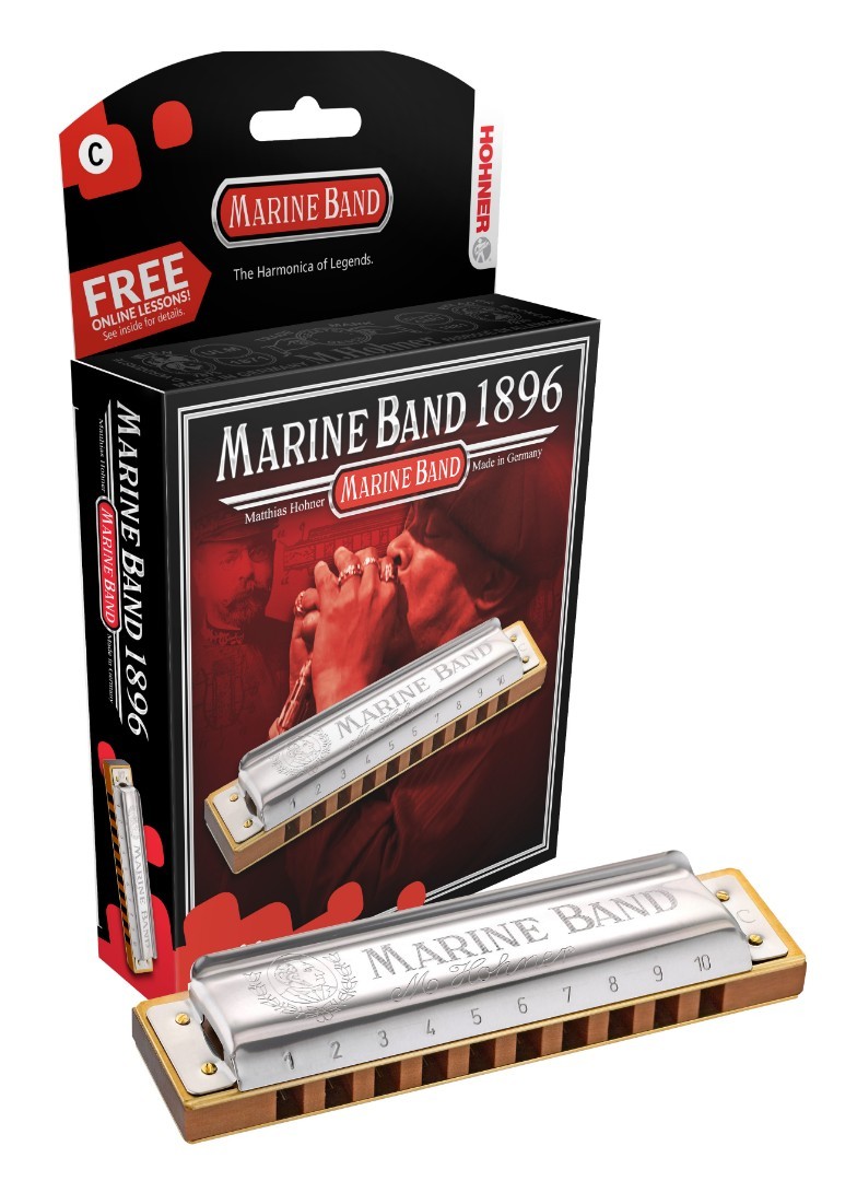 Губная гармоника Hohner Marine Band в тональности модели 1896BX - Немецкое качество 9390₽