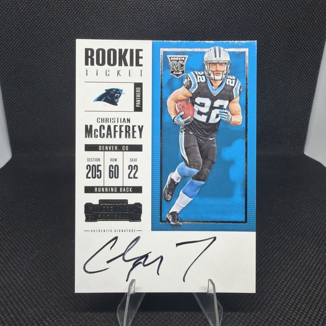 2017 Panini Contenders Christian McCaffrey Rookie Ticket Autograph #311