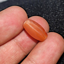 Genuine Ancient Near Eastern Carnelian Stone Dzi Bead in good Condition