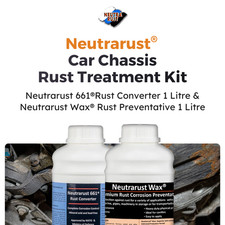 Rust Treatment Kit Neutrarust 661® Rust Converter & Neutrarust Wax®