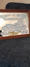 A glass Mirror showing the old Ind Coop building In Burton On Trent 22×17 Inches
