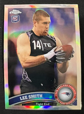 LEE SMITH 2011 Topps Chrome Refractor #19 Rookie Card RC New England Patriots. rookie card picture