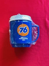 NOS Union 76 Vintage Travel Coffee Mug Naturally Insulated 12 oz. Gas Station