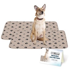 Reusable Dog Pee Pads, Washable Waterproof Mats for Potty Training or Whelpin...