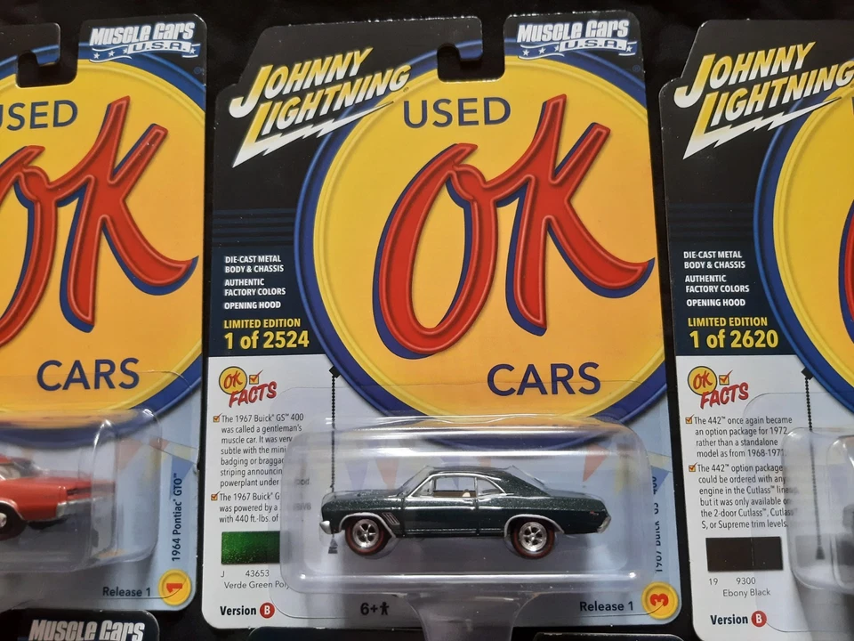 Johnny Lightning Muscle Cars USA 2023 lanzamiento 1 juego de 6 Foto 3 de 4