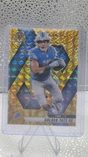 Golden Tate III - 2025 Panini Mosaic Reactive Yellow Prizm #214 - Detroit Lions