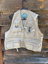 Fishing Vest Master Sportsman Rugged Outdoor Tactical Vest Size MEDIUM Used