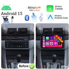 KAMERA 4+64G Android15 Autoradio Carplay GPS Navi F�r BMW E46 3er 318 320 325 M3
