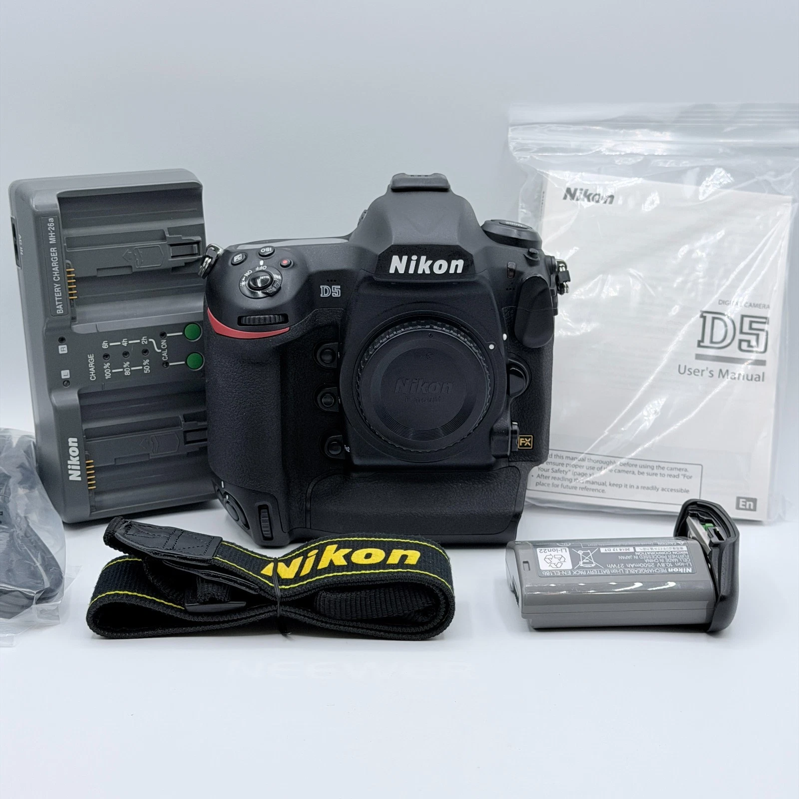 RARE FIND 4K SHOTS NIKON D5 Digital Camera 20.8MP DSLR Camera Body Dual XQD D5-a image 1