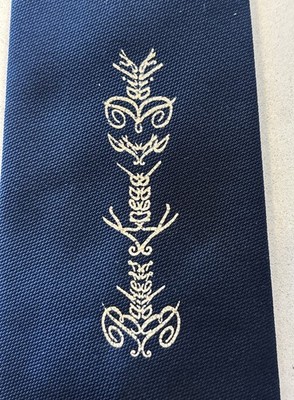 Vintage 1950s Novelty ' Bakers Knead It Daily' Skinny TIE