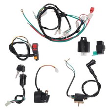 Wiring Harness CDI Ignition Coil Kit for 50cc 70cc 90cc 110cc ATV Electric9465