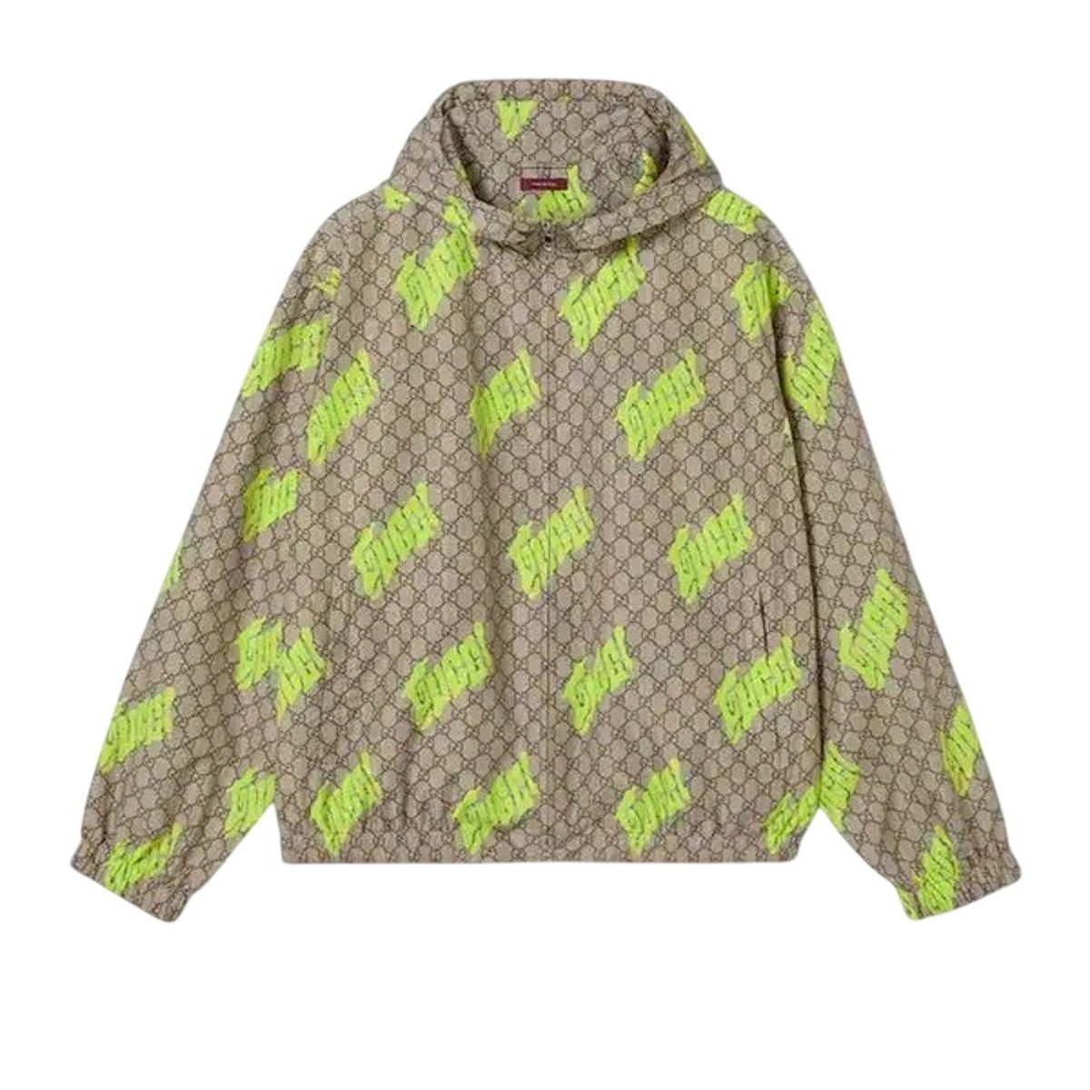 Gucci Printed Poplin Tech Zip Jacket NWT L/XL | eBay