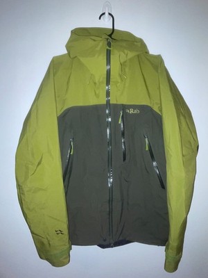 Rab Latok Mountain Gore-Tex Pro Jacket Men s Small Green Waterproof Hardshell