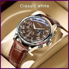 Reloj de cuarzo de moda con cintur n de lujo para hombre de alta calidad