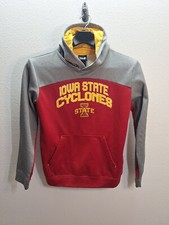 Iowa State Cyclones Gen 2 hooded polyester pullover sweatshirt Sz Teens XL 18