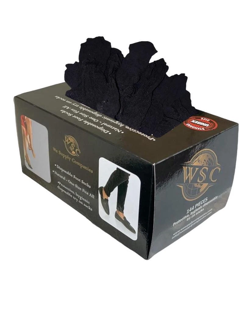 Disposable Try On Socks - Premium Grade Black Or Beige