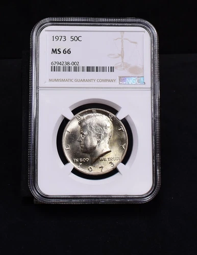 1973 Kennedy Half Dollar - NGC MS66 (#56292-L)