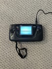 SEGA Game Gear & 5 Games & Carrying Case Working & Game Genie *Broken Screen*
