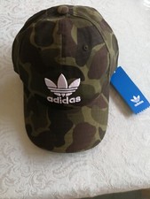 NWT Adidas Originals Icon Hat Cap Buckle Back Camo