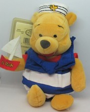 Disney Nautical Pooh 8" Mini Bean Bag Plush 1999  New  Tagged