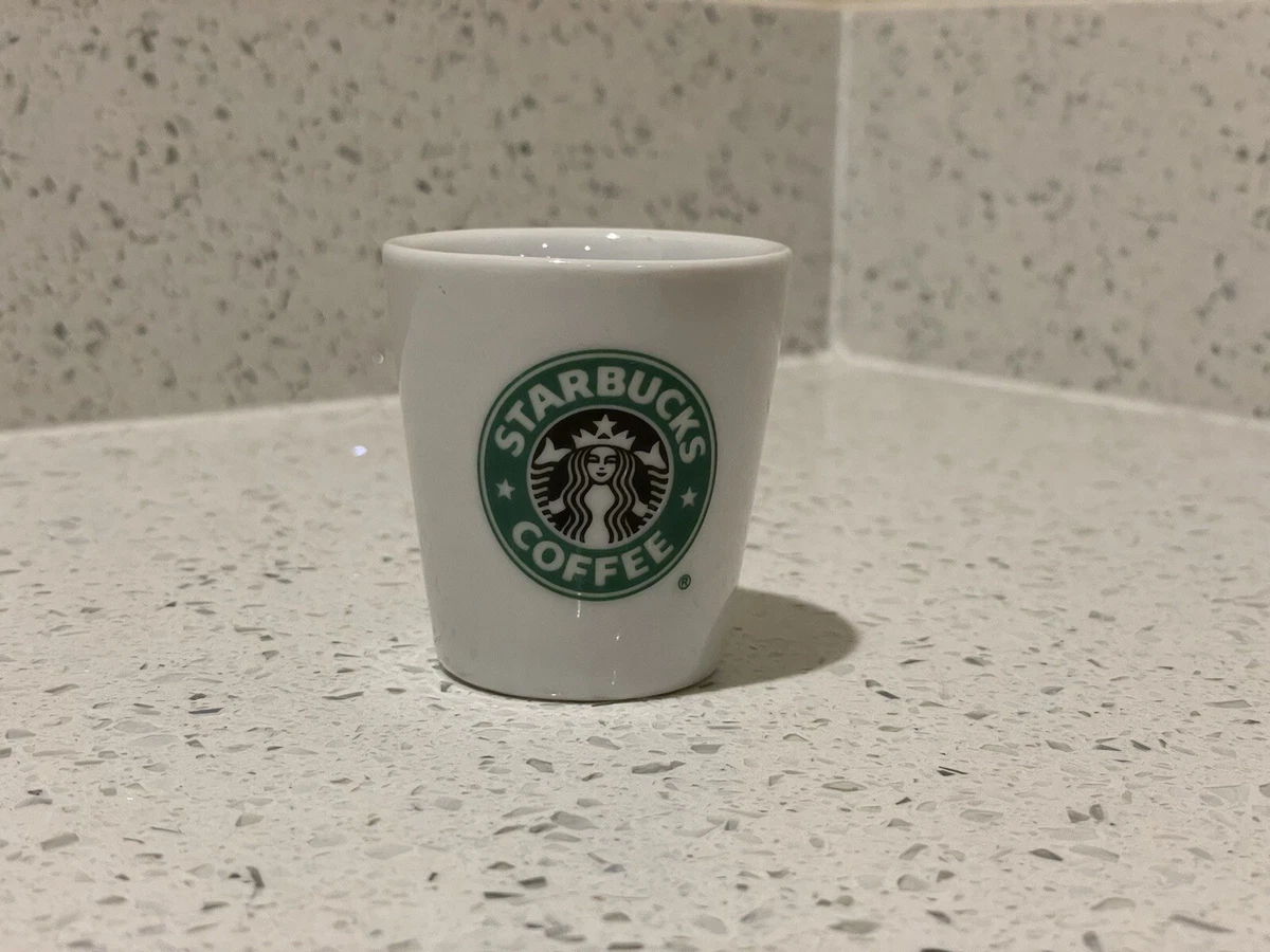 Starbucks Coffee Master Espresso Shot Glass / Tasting Cup White 2 Inch