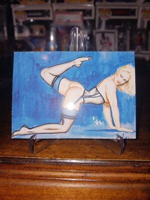 Olivia De Berardinis -Series 3 Ladies, Leather & Lace 1994 - Blond Bombshells #2