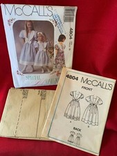 MCCALL'S 4804 PATTERN, CHILDREN'S SIZE 14, SPECIAL MOMENTS, FANCY DRESS, UNCUT