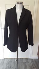 Ladies Womens Work Casual Summer Evening Black Blazer Size 10 Debenhams Style