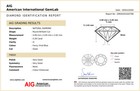 0.28 Ct AIG Certified I2 Natural Diamond Vivid Blue Color Round Cut (4 X 4 MM) — photo 3