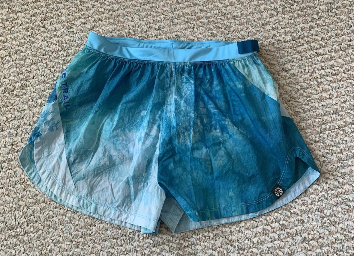 Nike Trail Repel Women NEW DX1021-085 Blue Lined 3" Inseam Running Shorts Size M
