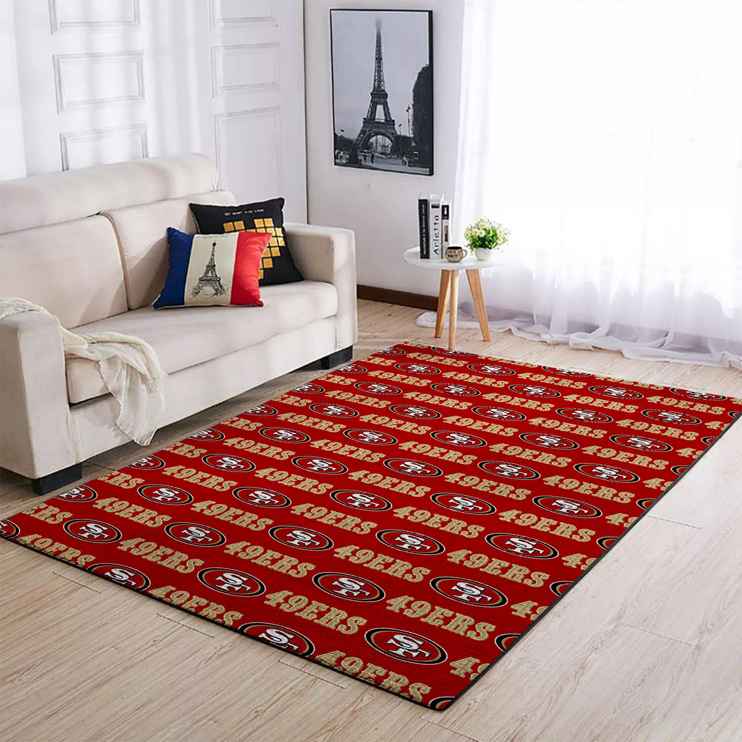 San Francisco 49ers Flannel Area Rugs Floor Mat Living Room Anti-Skid  Carpets | eBay