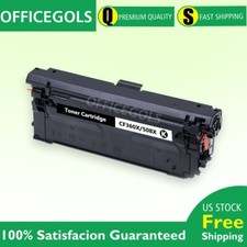 1Pk Black Toner CF360X For HP 508X Color LaserJet Enterprise M577dn M577f M553dn