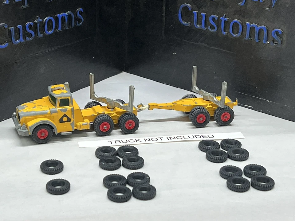 Matchbox King Size/ SuperKings K-10 Scammell 18 tires (TRUCK NOT INCLUDED) - Image 2 of 4