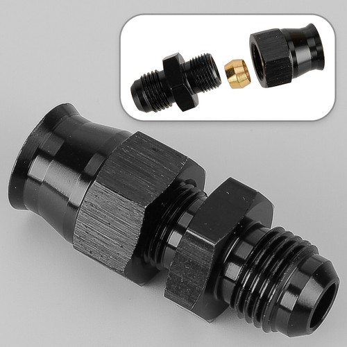 6AN AN6 Male To 5/16" Hardline Tube Fuel Line Fitting Tubing - Foto 8