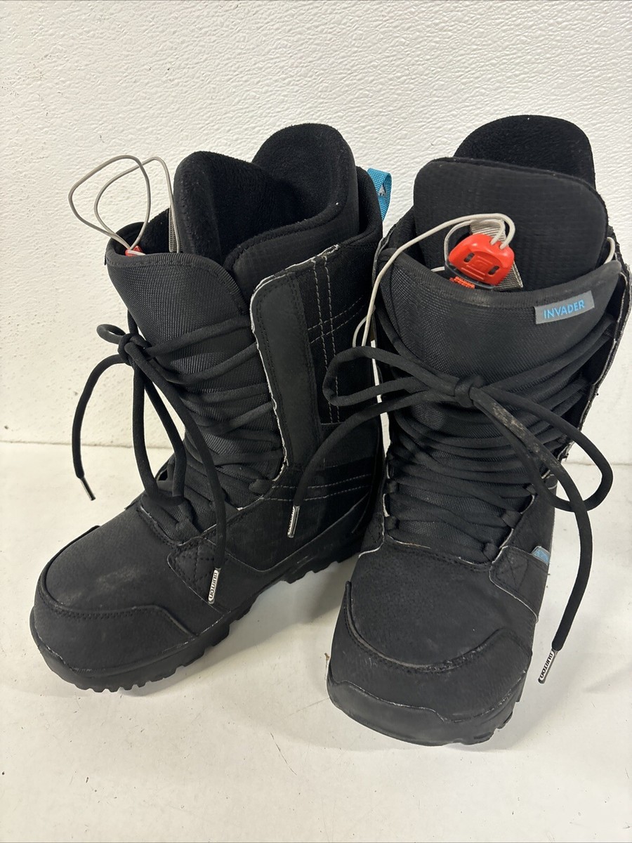 Burton Invader Snowboard Boots Size 8 Men's Lace Up Black #AA2 | eBay