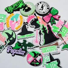 You Pick Wicked Crocs Shoe Bag Keychain Case Charms Wizard of Oz Elphaba Glinda