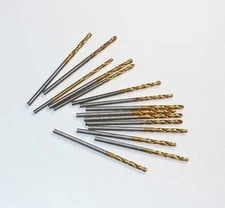 Screw Machine Length Drills 0.1646" HSSE TiN 120D 22mm x 66mm (15 Pcs)