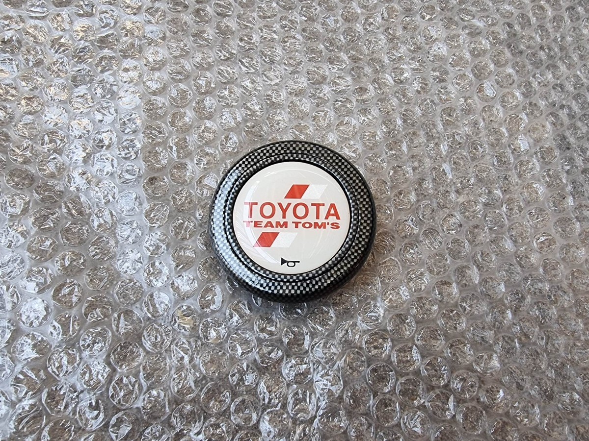TOM'S HORN BUTTON GREAT GENUINE PART TOYOTA AE86 Ae92 SUPRA MR2