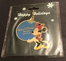 Walt Disney World Christmas Ornament 2002 Minnie Metal BRAND NEW NEVER OPENED B